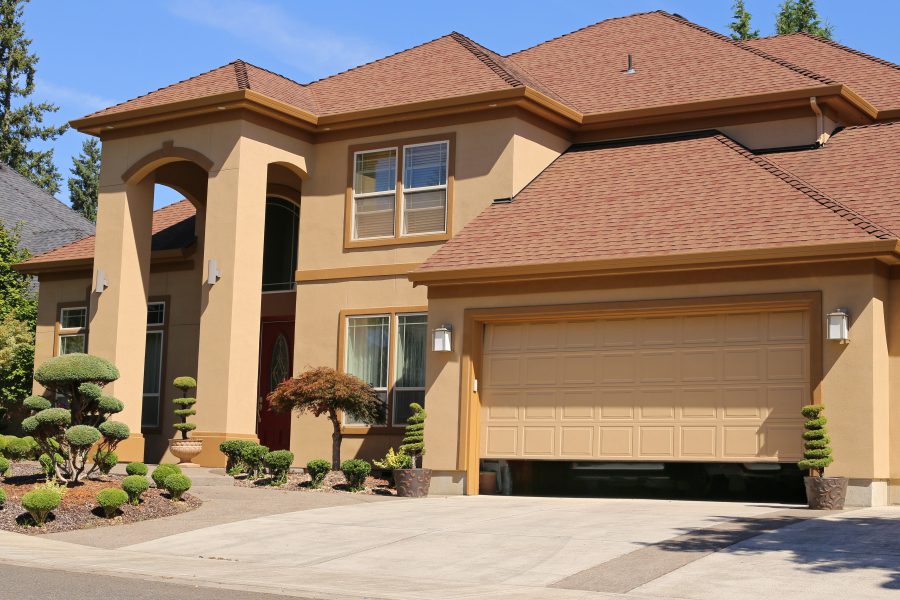 Image of a house with an attached garage