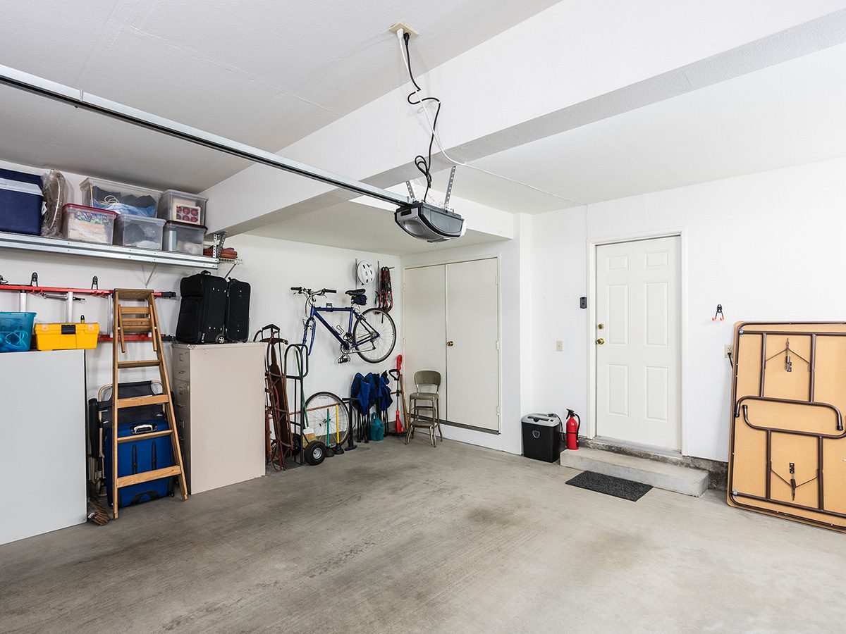A clean garage