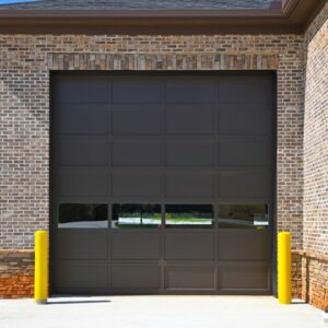 a single commercial garage door