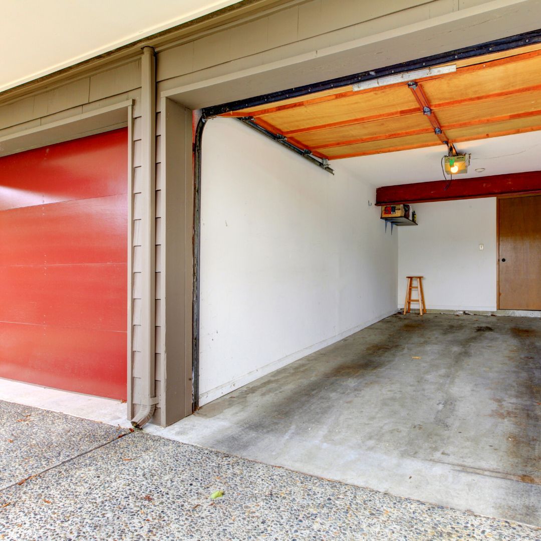 Open garage door