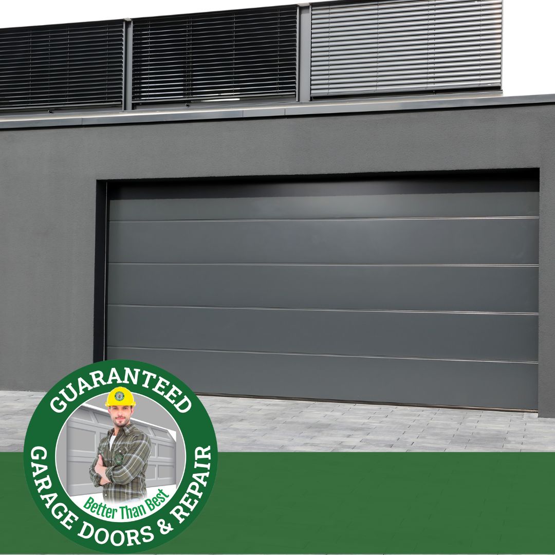 A beautiful garage door.