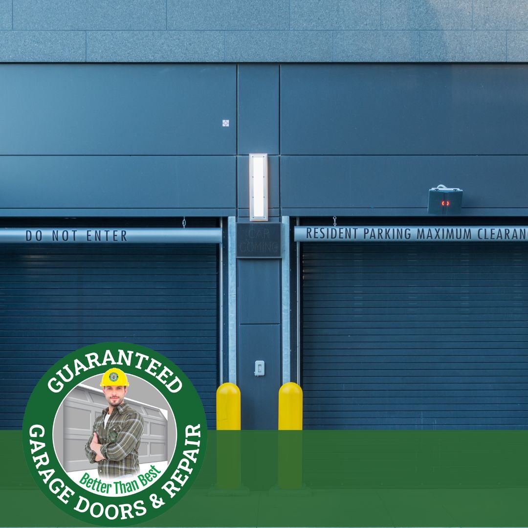 Commercial garage doors.