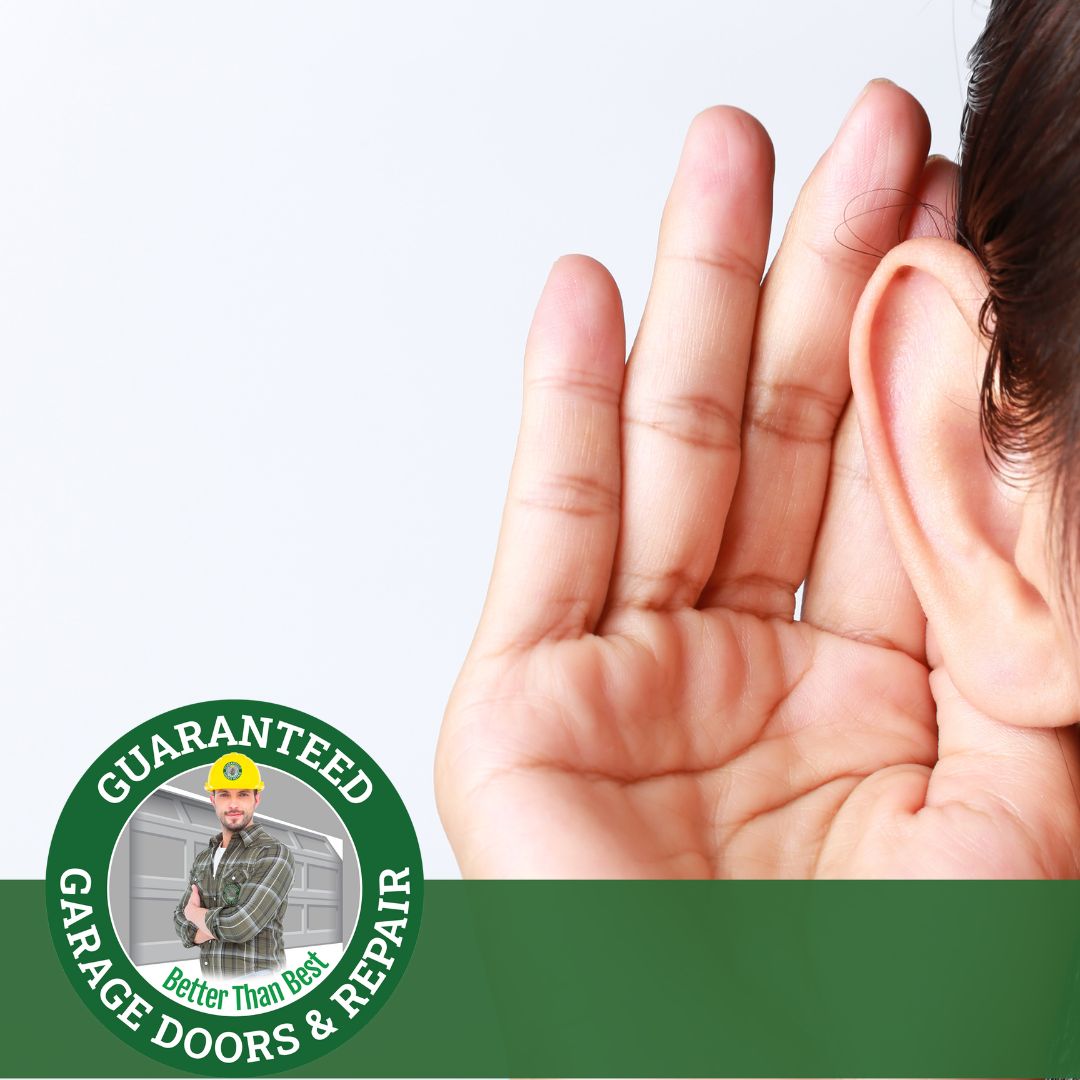A person listening. 