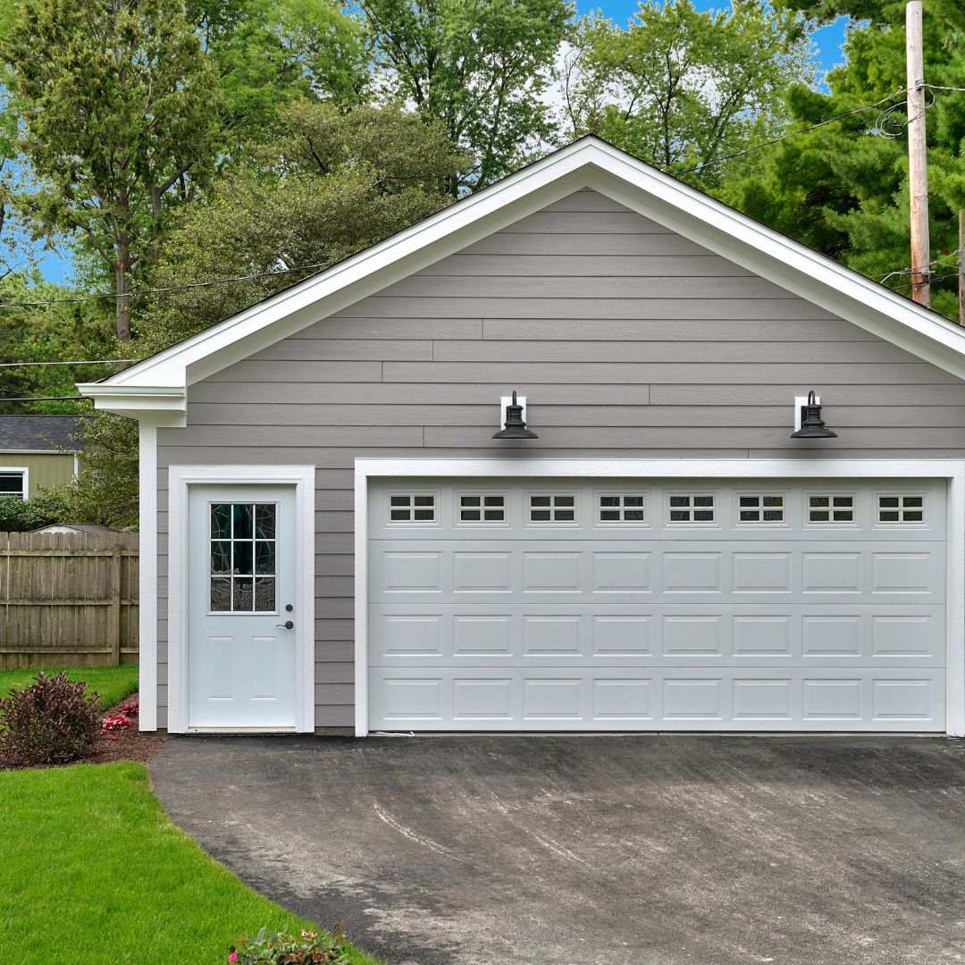 Vinyl garage door