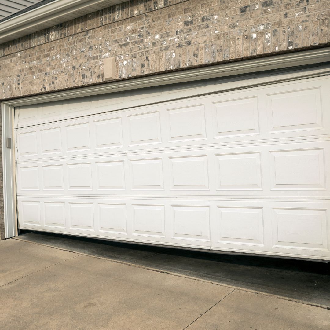 Broken garage door