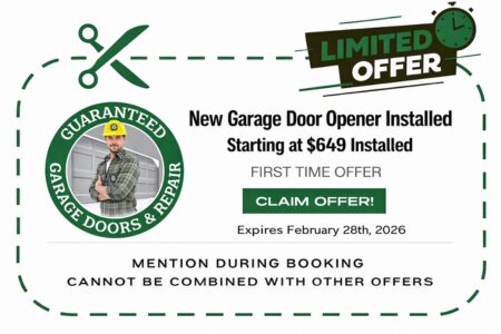 GGD Garage Door Opener Coupon